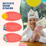 Krone bestickt Kitakind – Bild 4