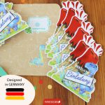 12 Einladungskarten Vulkan – Bild 6