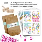 Adventskalender Einhörner – zum Aufkleben – Bild 2