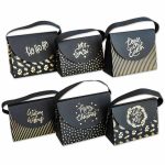Geschenkverpackung Handtaschen schwarz gold