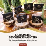 Geschenkverpackung Handtaschen schwarz gold – Bild 2