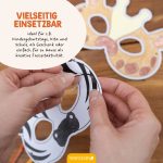Bastelset Papiermasken Tierwelt – Bild 5