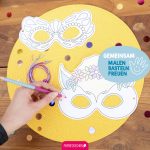 Bastelset Papiermasken Fabelwesen – Bild 3