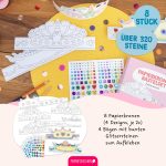 Bastelset Papierkronen Diademe – Bild 2