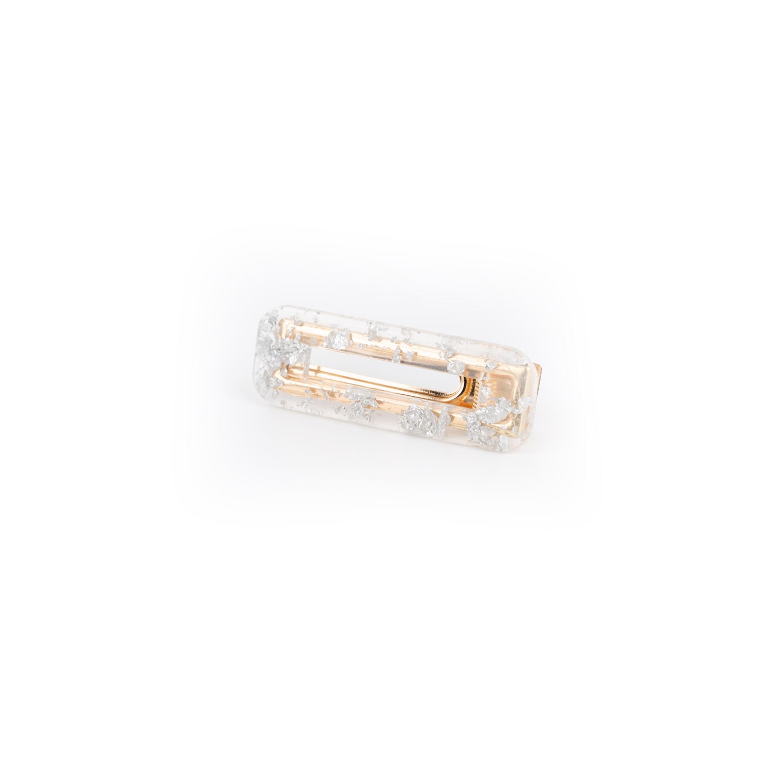 BSL301230 Busy Lizzie - Haarklammern - Transparent - Silber – Bild 1