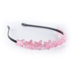 Busy Lizzie - Haarreif - Sterne - Pink