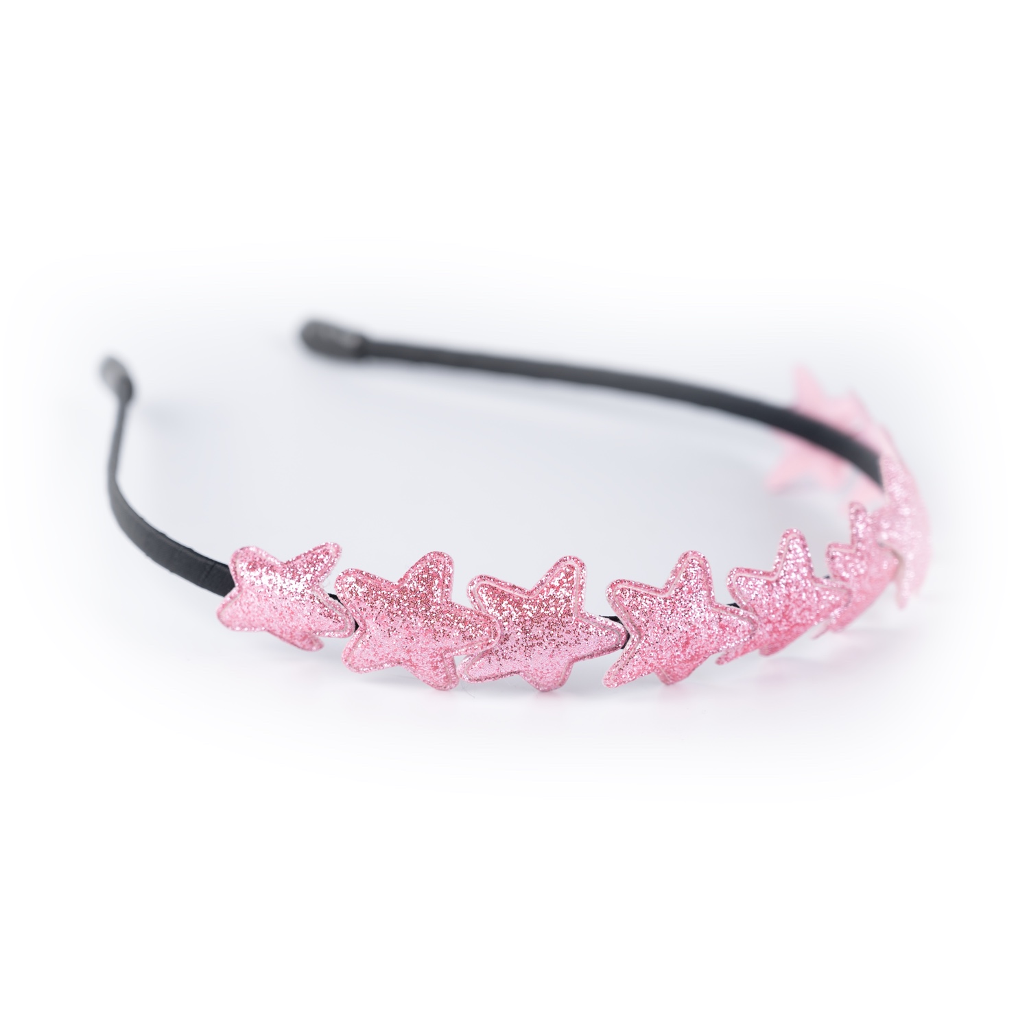 BSL301292 Busy Lizzie - Haarreif - Sterne - Pink – Bild 1