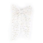 Busy Lizzie - Haarspange - Schleife - Organza - Gänseblümchen - Weiss