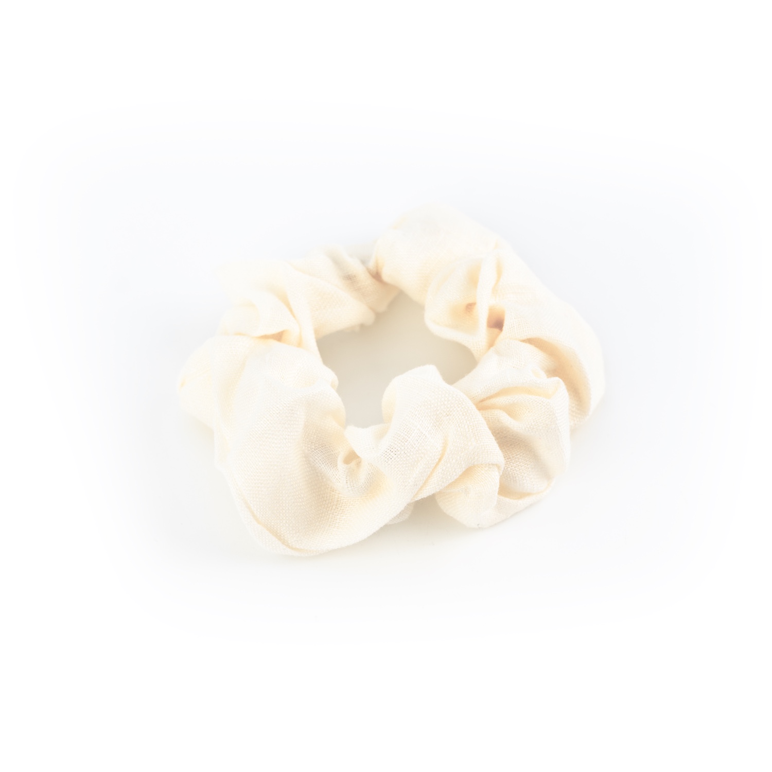 BSL301439 Busy Lizzie - Linen Love Story - Scrunchie - Eierschale – Bild 1