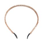 Busy Lizzie - Haarreif - Glitzer - Beige