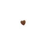 Busy Lizzie - Ring Funkelnd - Herz - Apricot