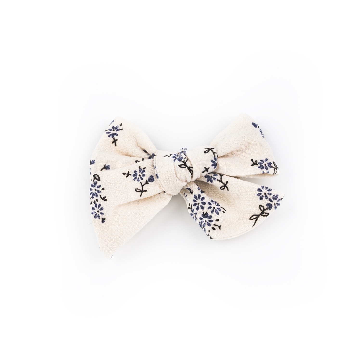 BSL301596 Busy Lizzie - Haarspange - Schleife - Blumen - Blau – Bild 1