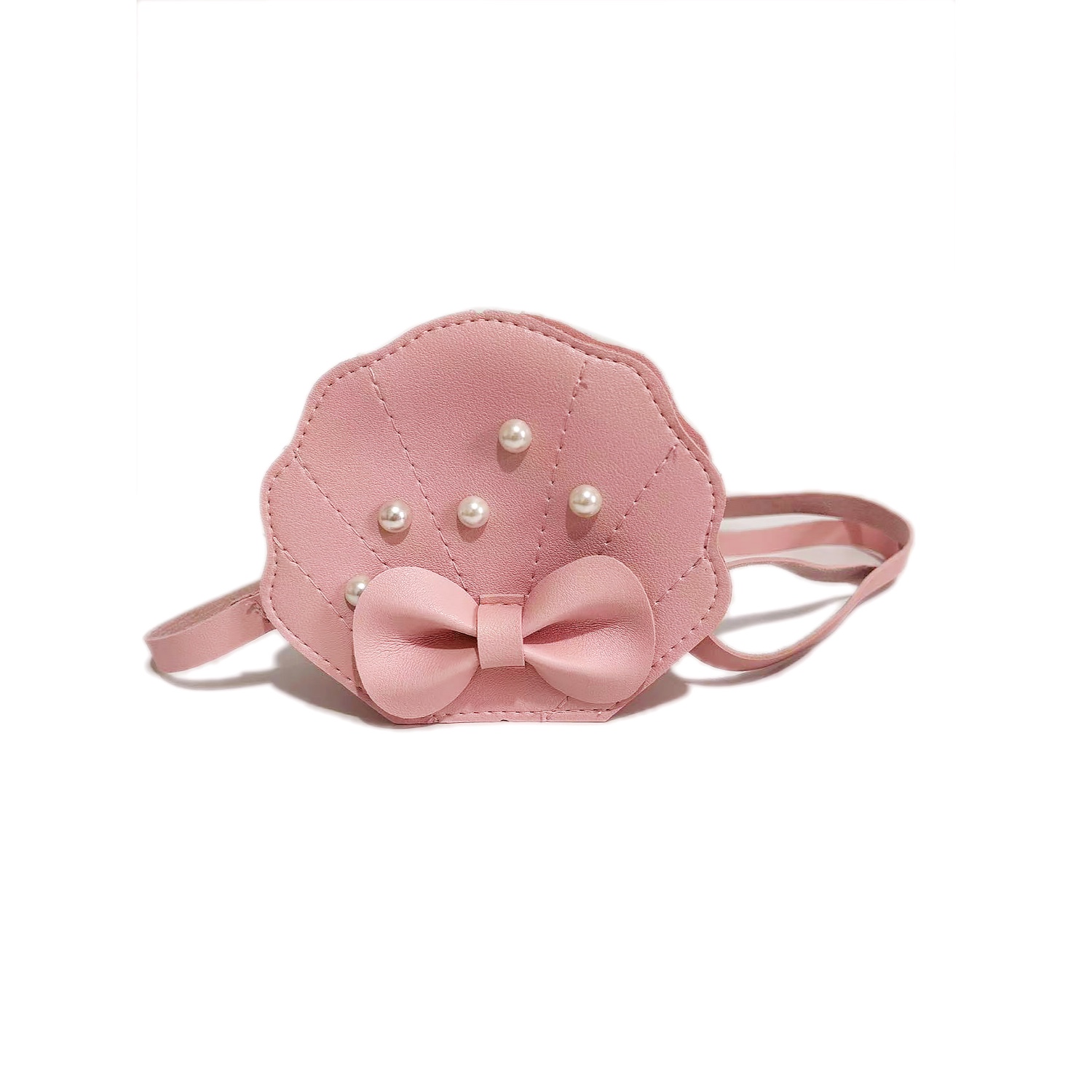 BSL301696 Busy Lizzie - Tasche - Muschel mit Schleife - Pink – Bild 1