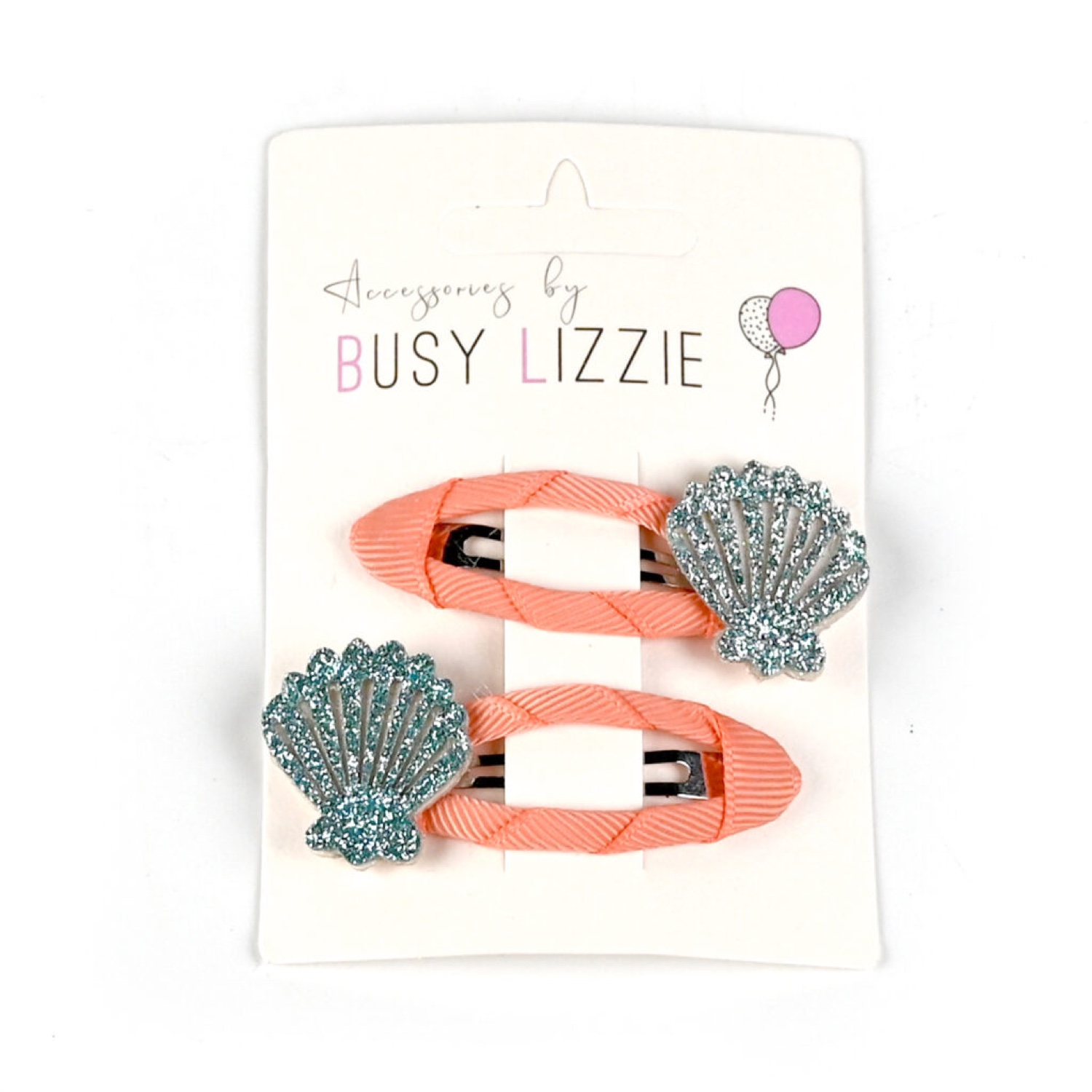 BSL301746 Busy Lizzie - Haarspangen - Muschel – Bild 1