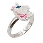 Busy Lizzie - Ring - Pinkes Einhorn