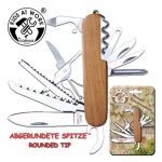 Taschenmesser Holz m. runder Spitze – Bild 3