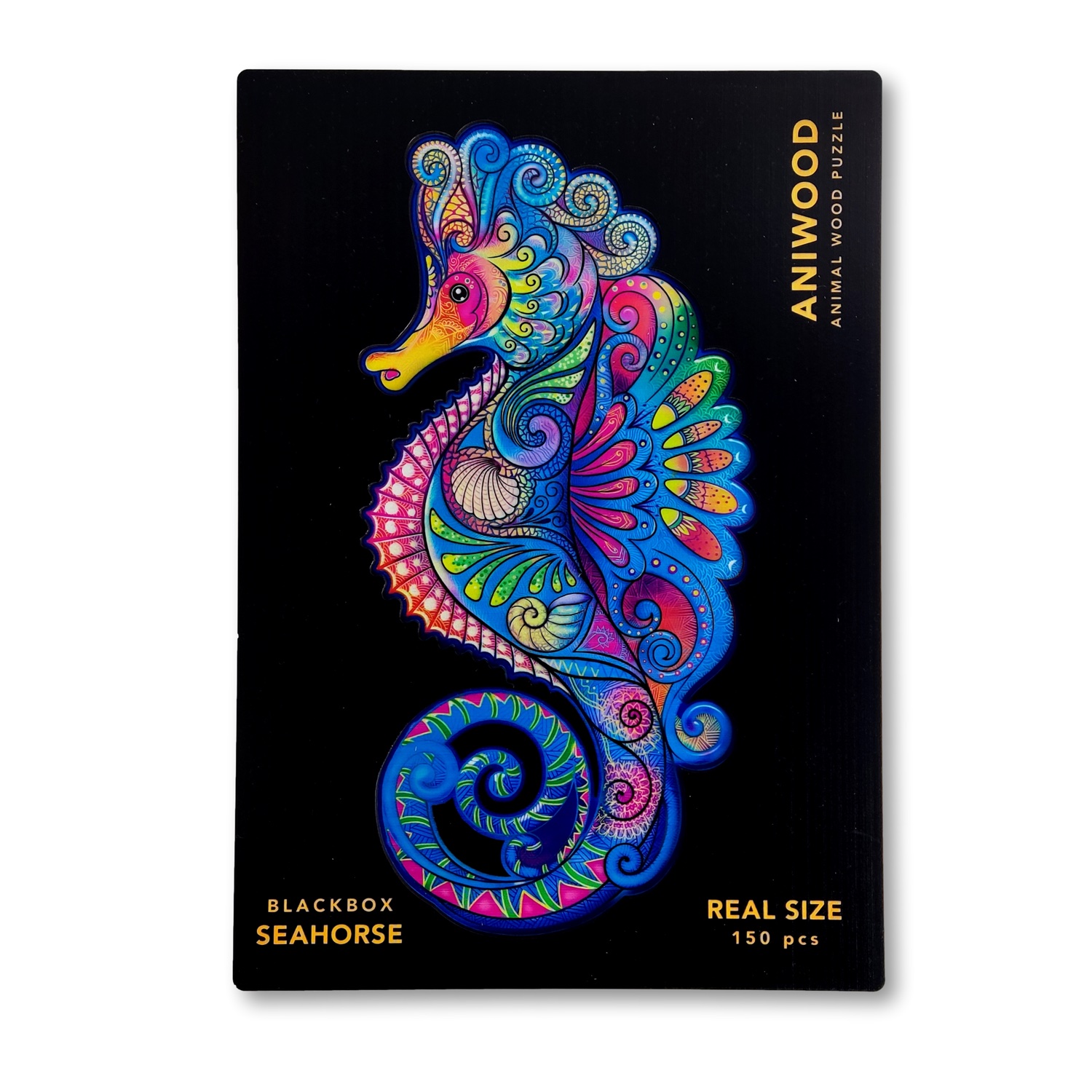 JCAW2323M Aniwood Puzzle Motiv Seepferdchen (M) – Bild 1