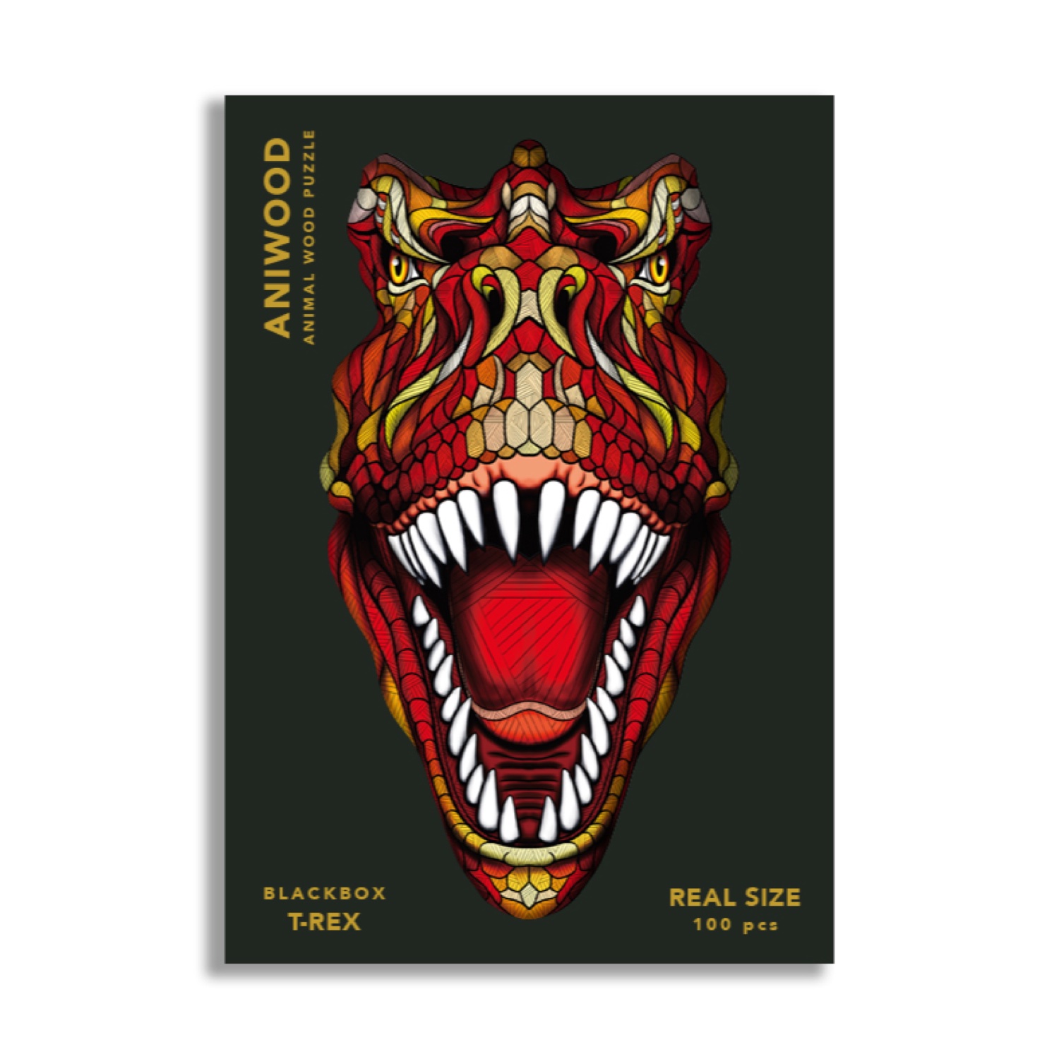 JCAW2952S Aniwood Puzzle Motiv T-Rex (S) – Bild 1