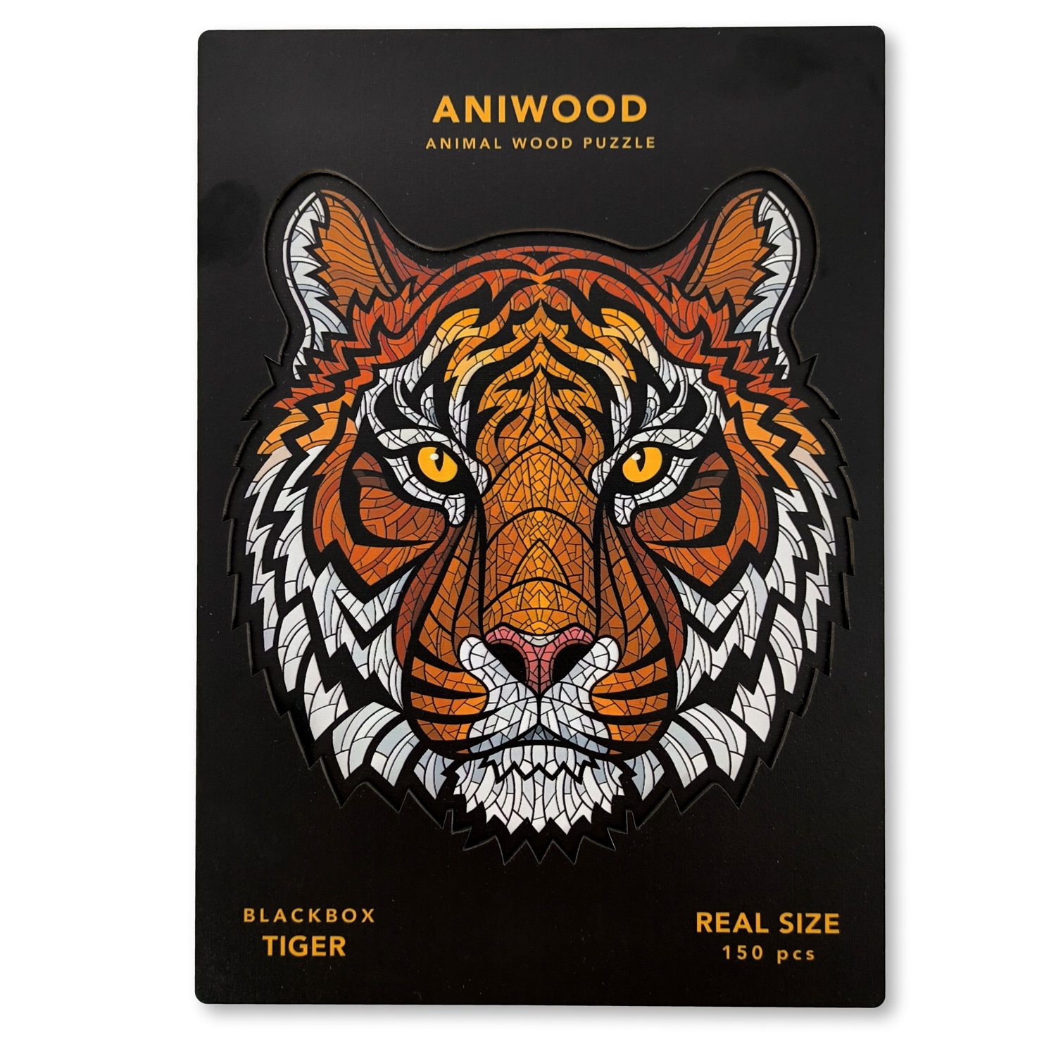 JCAW7402M Aniwood Puzzle Motiv Tiger (M) – Bild 1