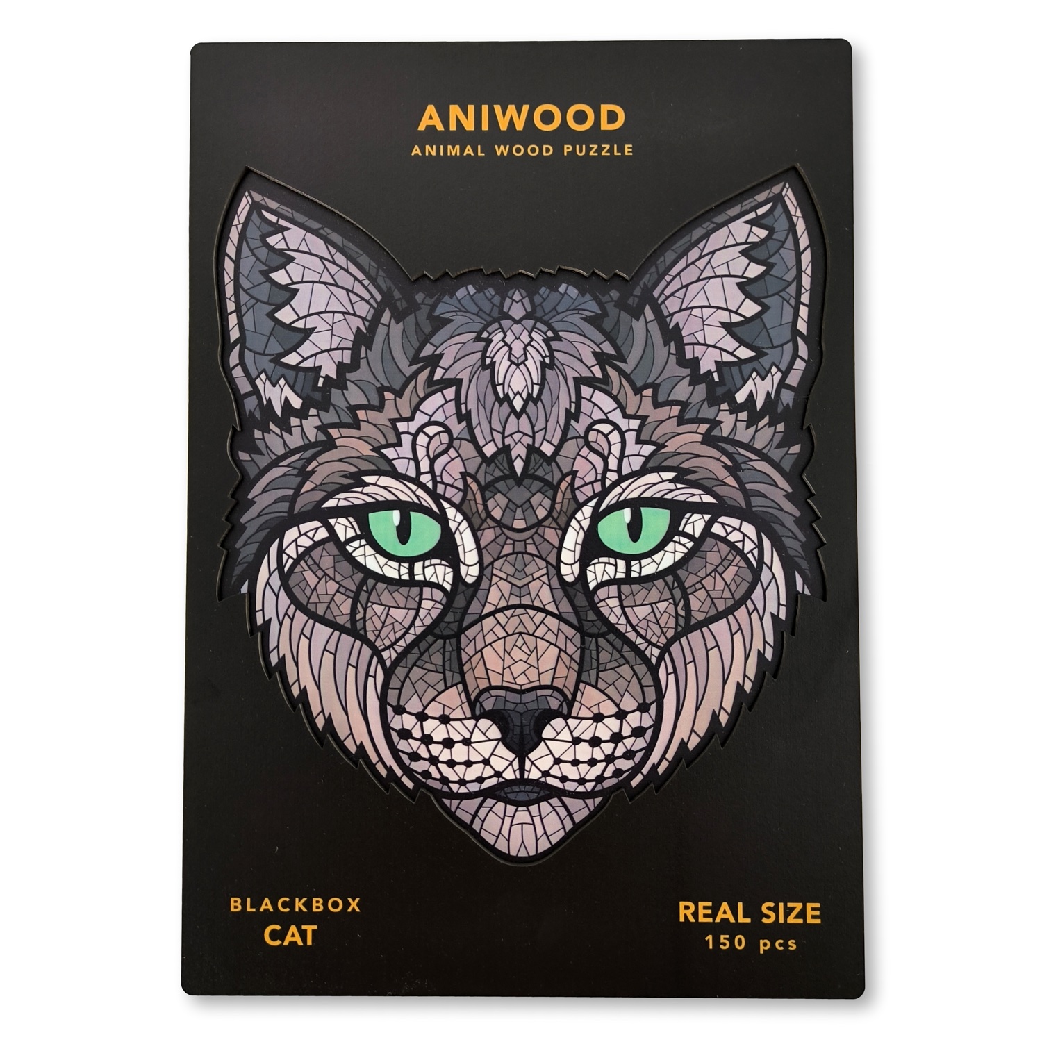JCAW7403M Aniwood Puzzle Motiv Katze (M) – Bild 1