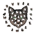 Aniwood Puzzle Motiv Katze (M) – Bild 3