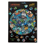 Aniwood Puzzle Motiv Graffiti Ozean (M) – Bild 4