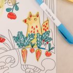 Scribble Mat "Im Garten" - 4 Farben – Bild 3