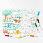 Scribble Mat "Auf Safari" - 6 Farben – Bild 3