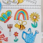 Scribble Mat "Die Jahreszeiten" - 6 Farben – Bild 6