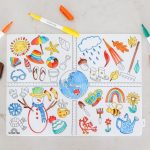 Scribble Mat "Die Jahreszeiten" - 6 Farben – Bild 7