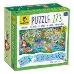 123 Puzzeln und Lernen - Dschungel