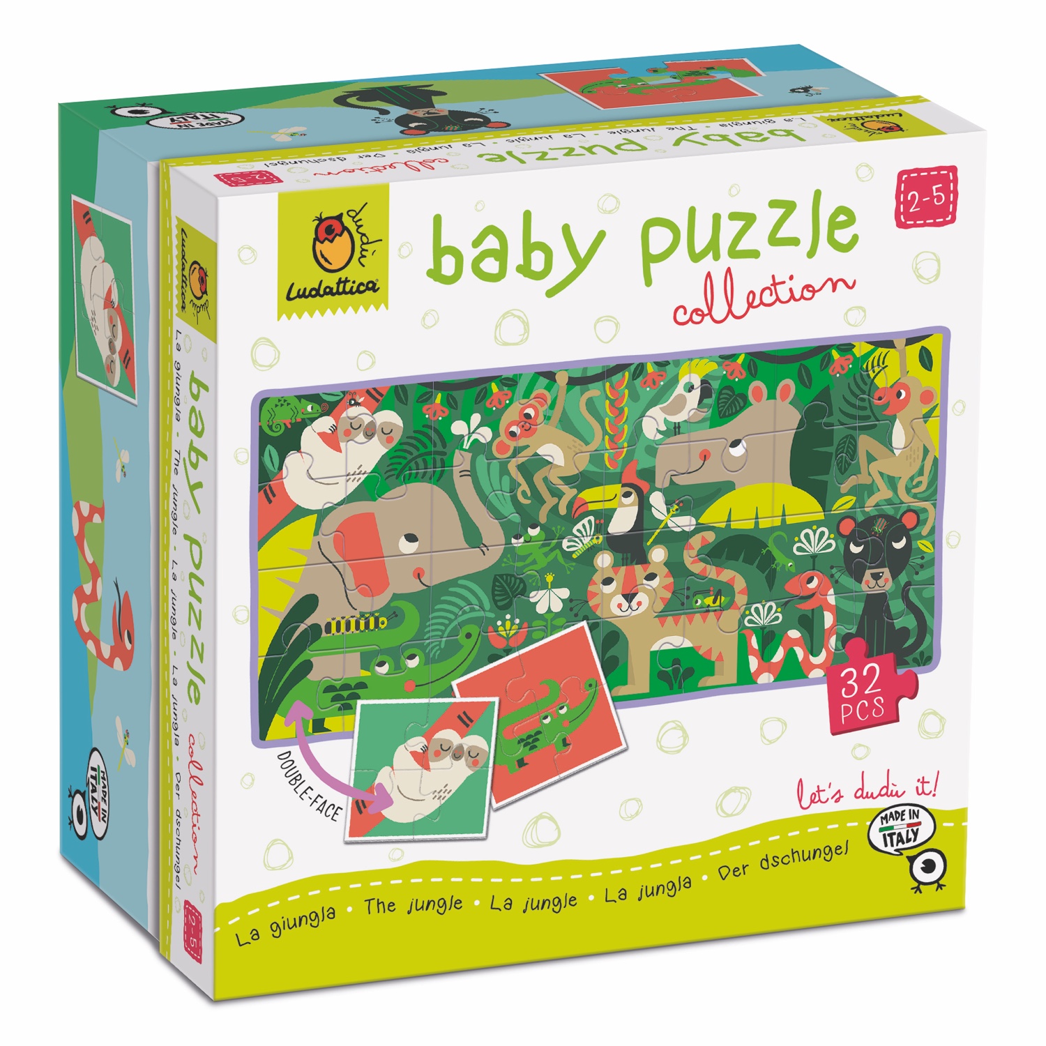 LUD20507-001 Baby Puzzle - Dschungel – Bild 1