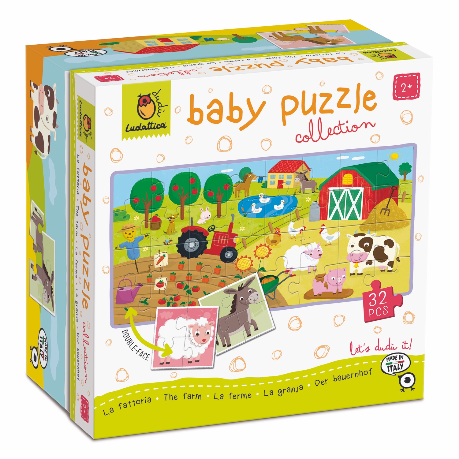 LUD20514-001 Baby Puzzle - Bauernhof – Bild 1