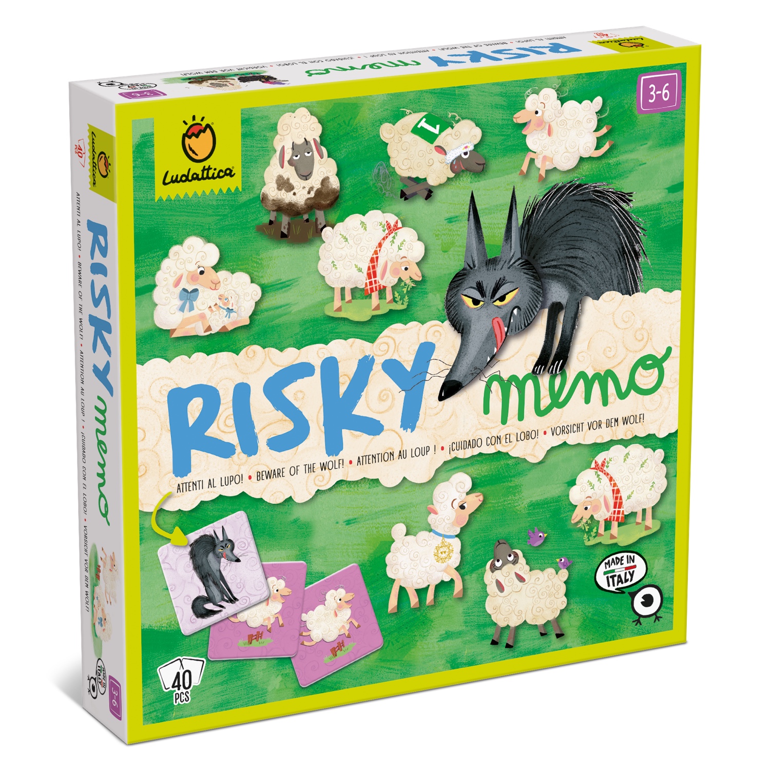 LUD21016-001 Risky Memo - Vorsicht vor dem Wolf – Bild 1