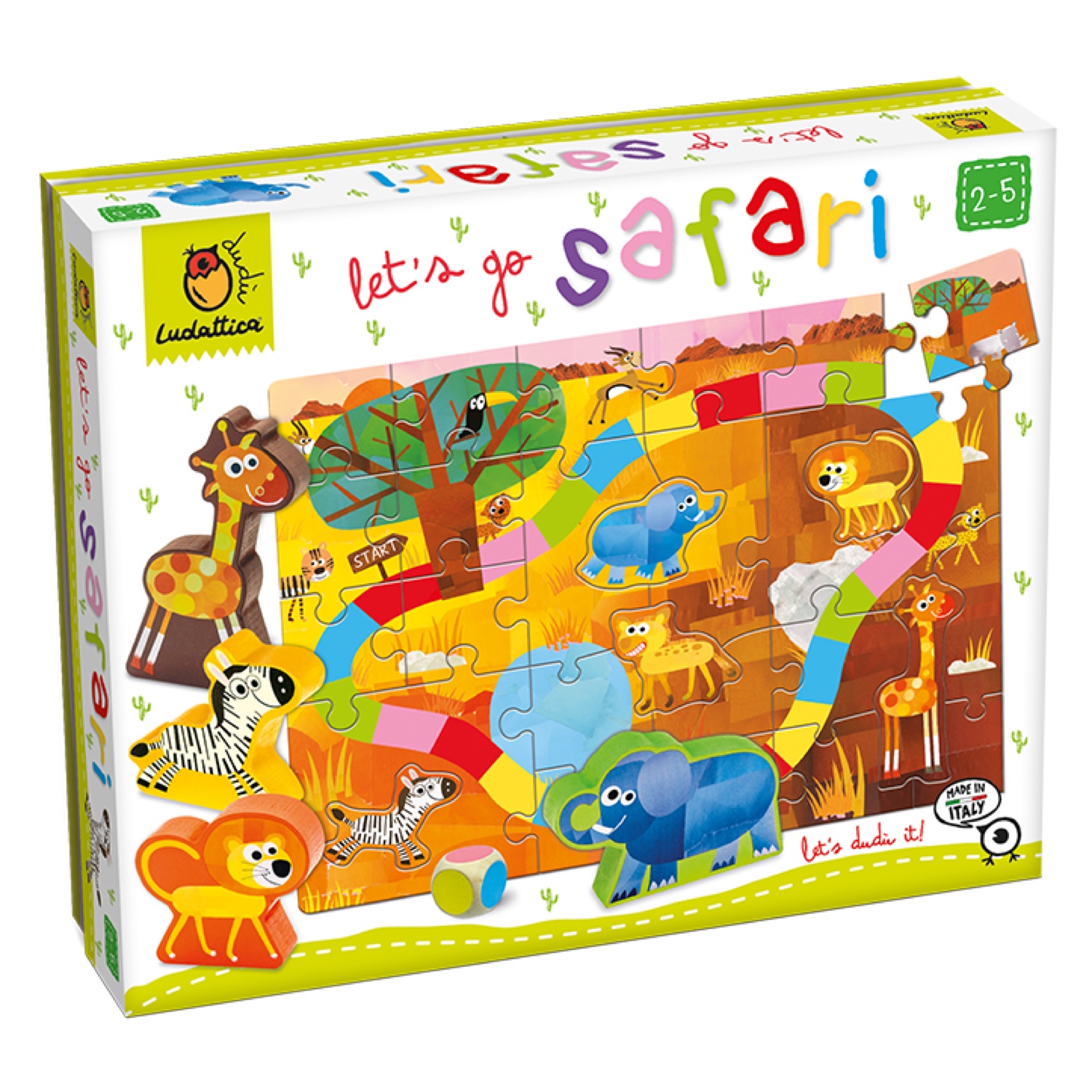Stampa Puzzle Spiel - Let's go Safari – Bild 1