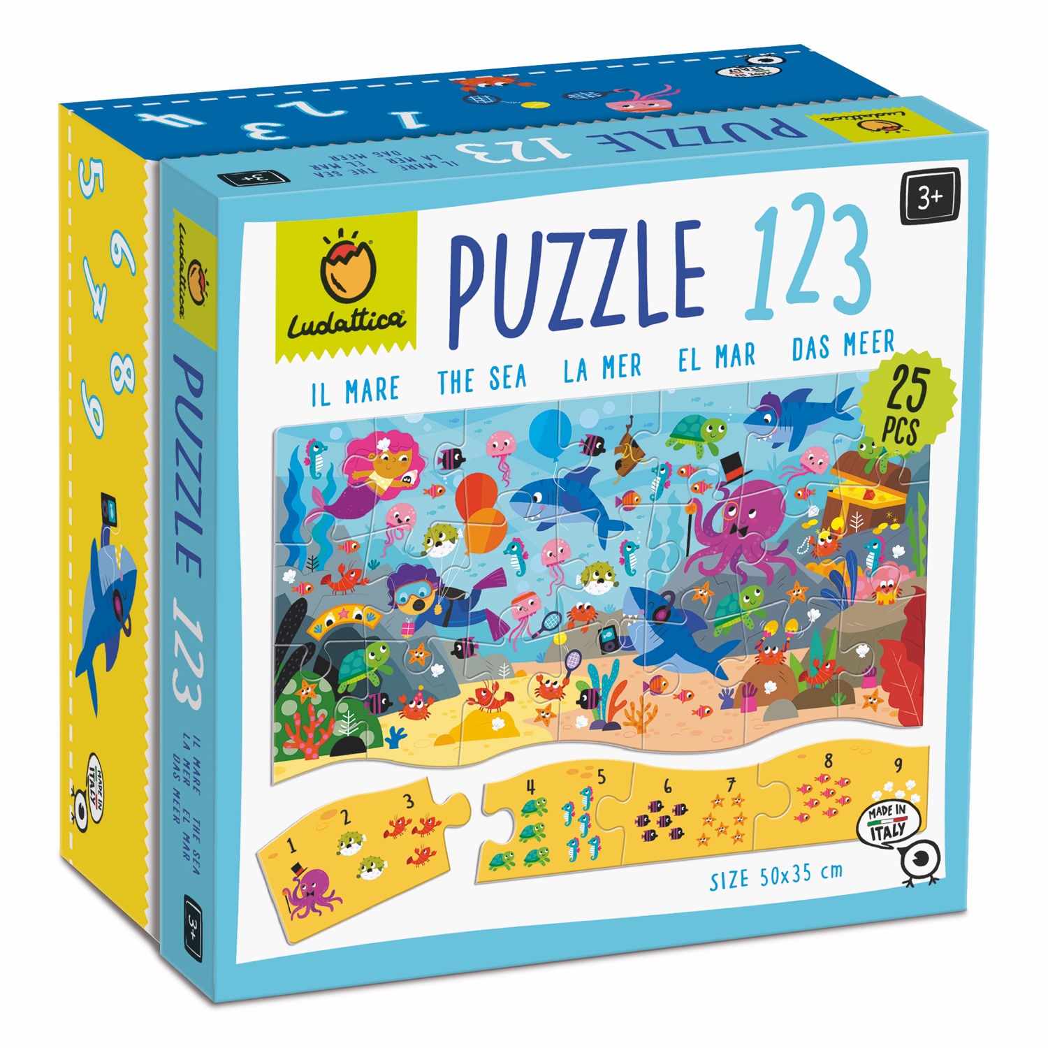 LUD22570-001 123 Puzzeln und Lernen - Meer – Bild 1