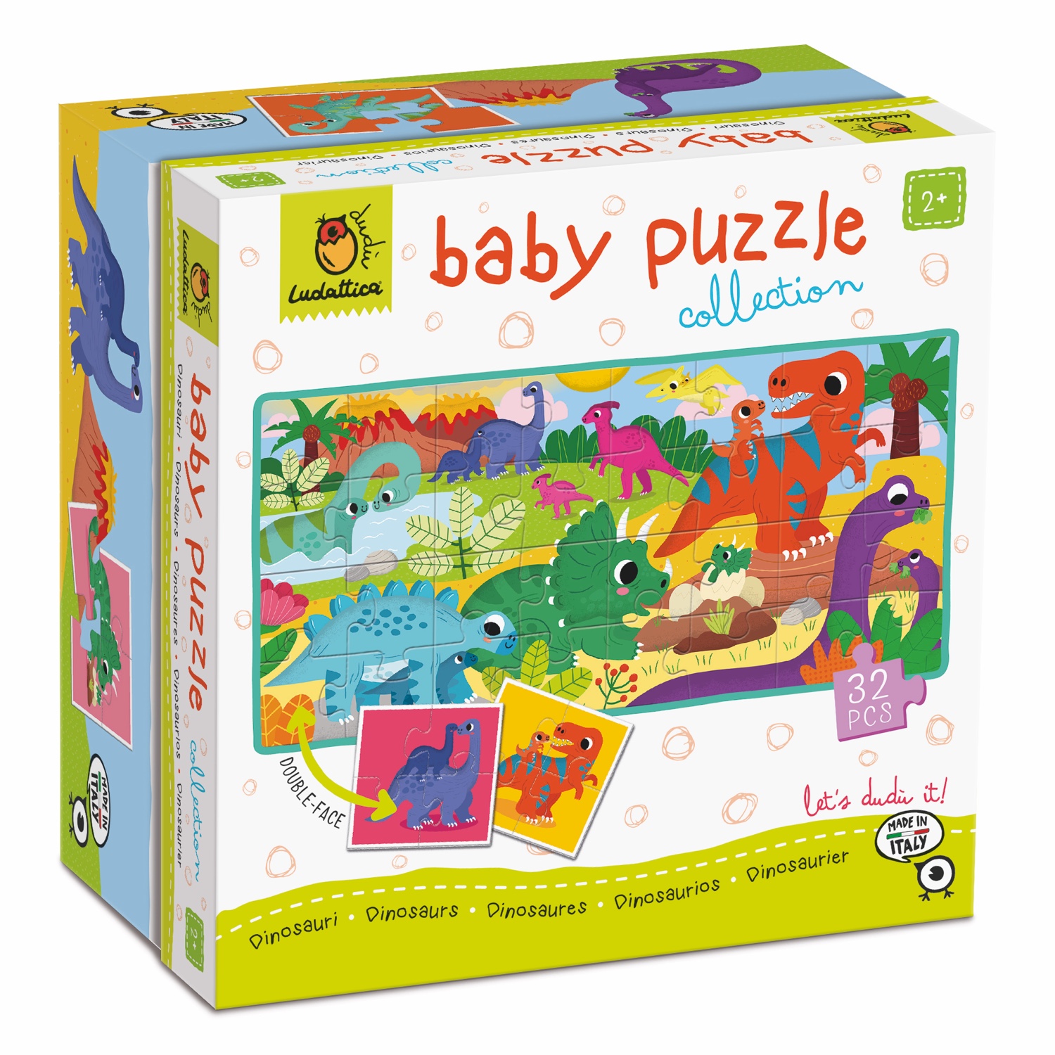 LUD22662-001 Baby Puzzle - Dinosaurier – Bild 1