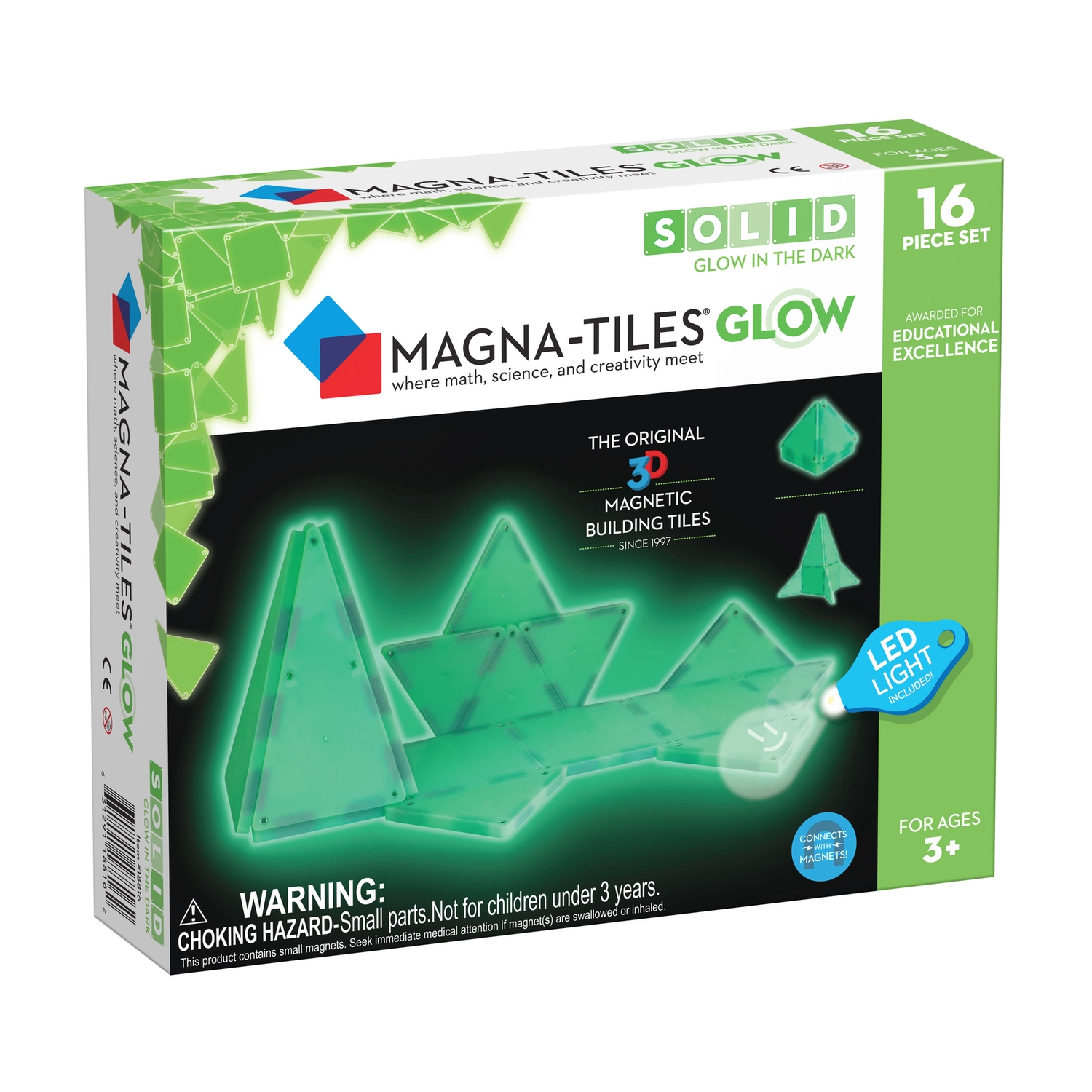 MT18816_001 Magna-Tiles® Glow in the Dark Set (16-teilig) – Bild 1