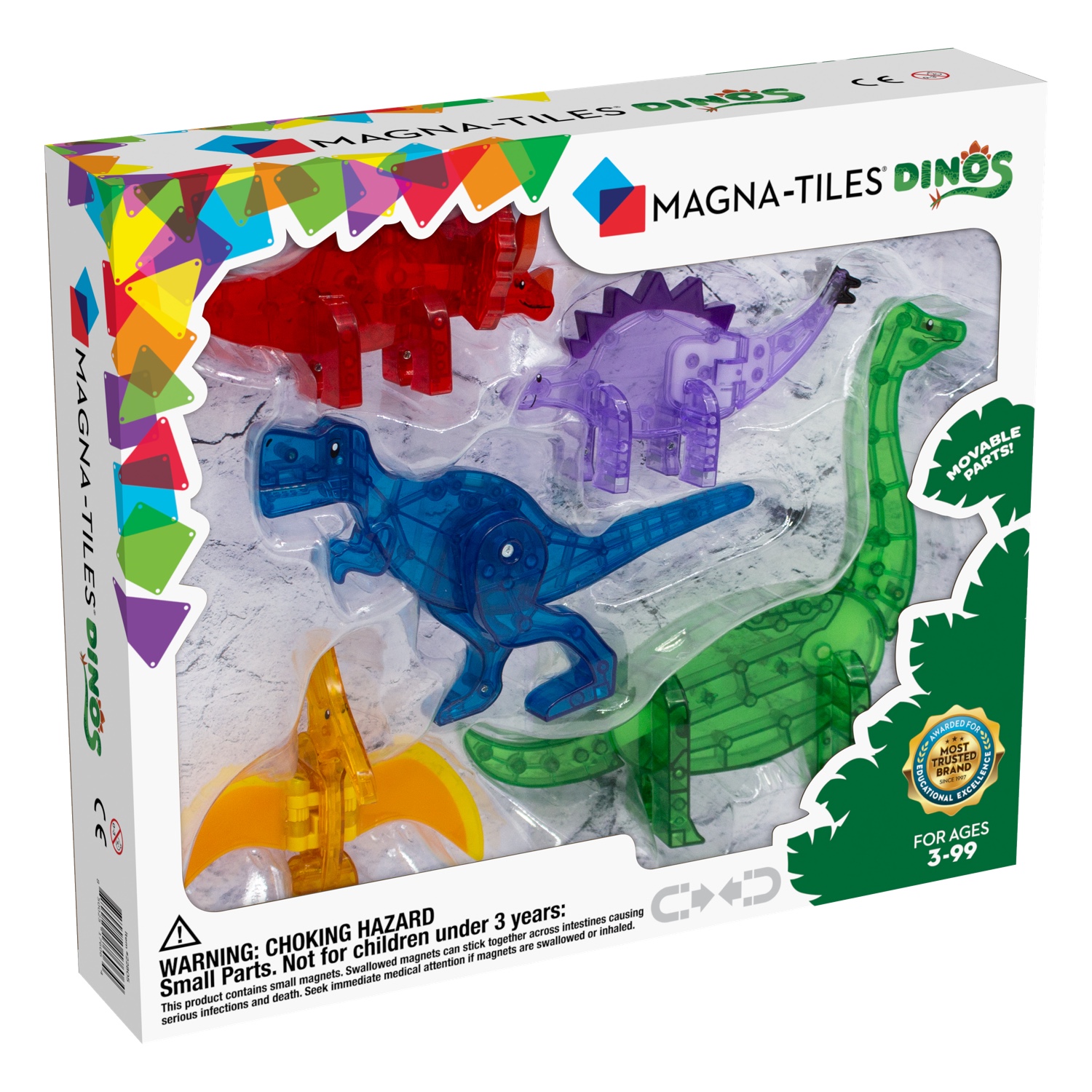 MT22805_001 Magna-Tiles® Dinos Set (5-teilig) – Bild 1