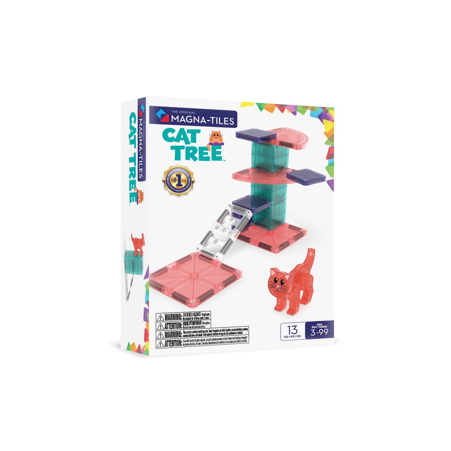 MT252013CT_001 Magna-Tiles® Cat Tree - 13 Teile – Bild 1