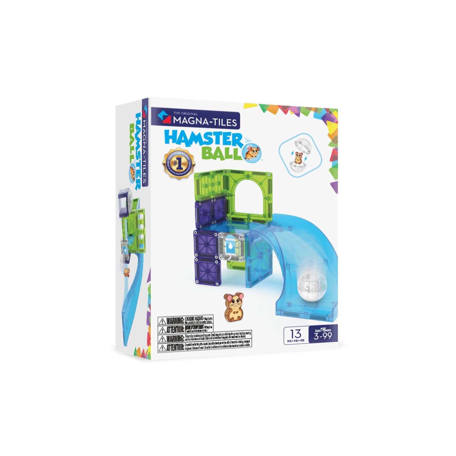 MT252013HB_001 Magna-Tiles® Hamster Ball - 13 Teile – Bild 1