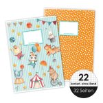 Schulhefte 4er Set DIN A4  - Zirkus (VE 4) – Bild 2