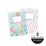 Schulhefte 4er Set DIN A5 - Meerjungfrau (VE 4) – Bild 2