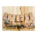 Adventskalender Waldtiere zum Aufkleben – Bild 6