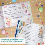 Freundebuch - Meine Schulfreunde - Design 2 - grünes Cover – Bild 3