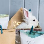 12 bedruckte Geschenktüten zu Ostern – Aquarell mit Goldfolierung -Set 8 – Bild 5