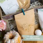 12 bedruckte Geschenktüten zu Ostern – Aquarell mit Goldfolierung -Set 8 – Bild 6