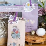 12 Geschenktüten mit Anhängern zu Ostern – Pastell – Set 10 – Bild 3