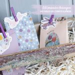 12 Geschenktüten mit Anhängern zu Ostern – Pastell – Set 10 – Bild 4
