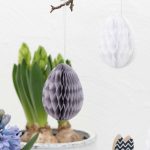 Ostereier Seidenpapier - Grau-Weiss - Set 3 – Bild 5